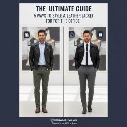 5 sätt att styla en skinnjacka för en professionell kontorslook