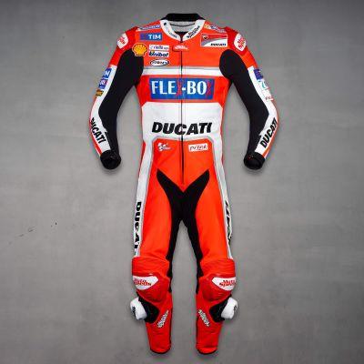 Andrea Dovizioso Racing Läder Ducati MotoGP 2017