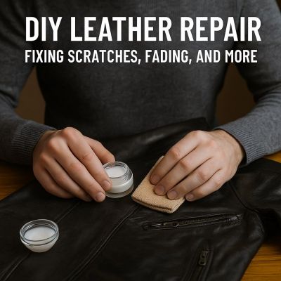 DIY-läderreparation: Fixa repor, blekning och mer