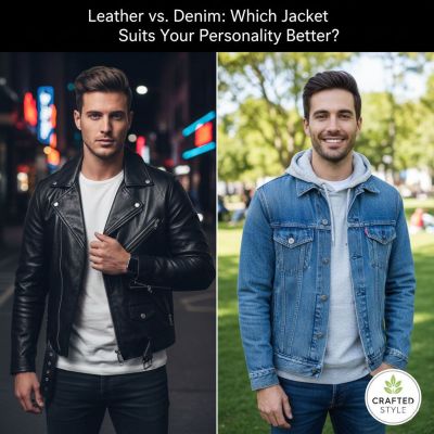 Läder vs. Denim: Vilken jacka passar din personlighet bäst