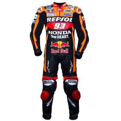 Marc Marquez Honda MotoGP 2017 svart läderställ
