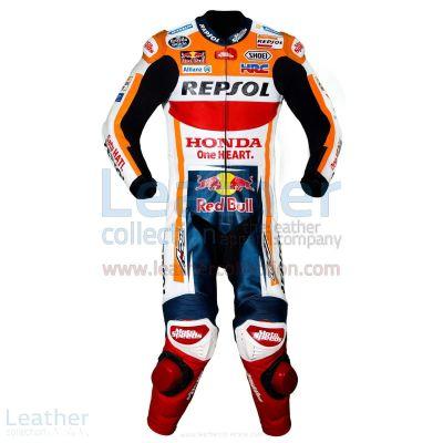 Praktiska tester av Marc Marquez 2019 Honda Repsol MotoGP-tävlingsdräkt
