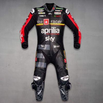 Maverick Viñales Aprilia-dräkt för brittiskt GP 2024