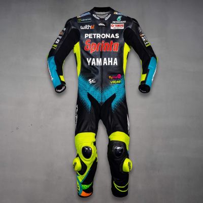 Rossi-dräkt för motorcykelkörning Yamaha Petronas MotoGP 2021