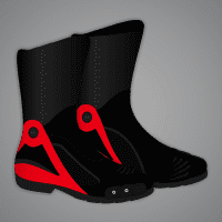 Motorcykeltävlingsskor